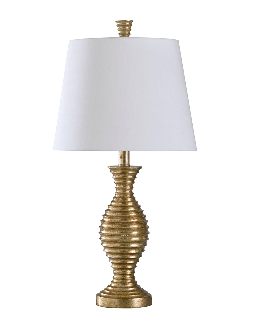 Stylecraft 24.5in Vintage Gold Table Lamp