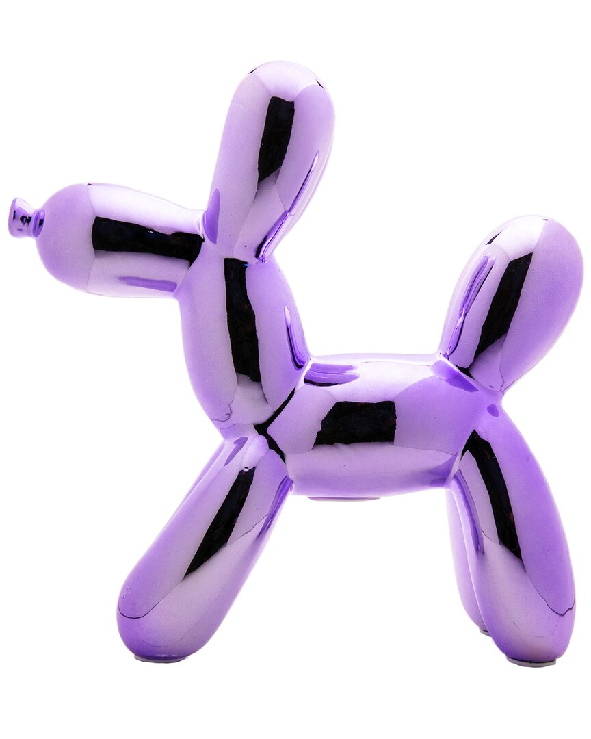 Interior Illusions Plus Lavender Balloon Dog Bank