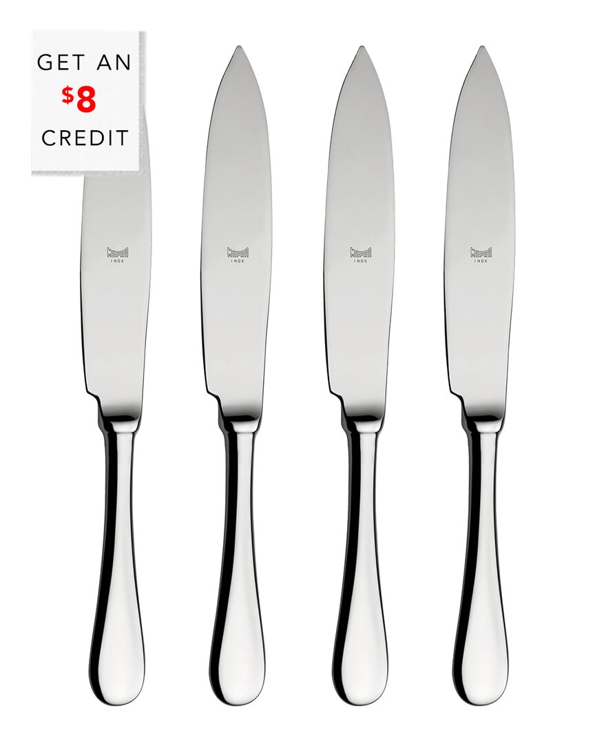 Mepra Set Of 4 American Steak Knives With $8 Credit