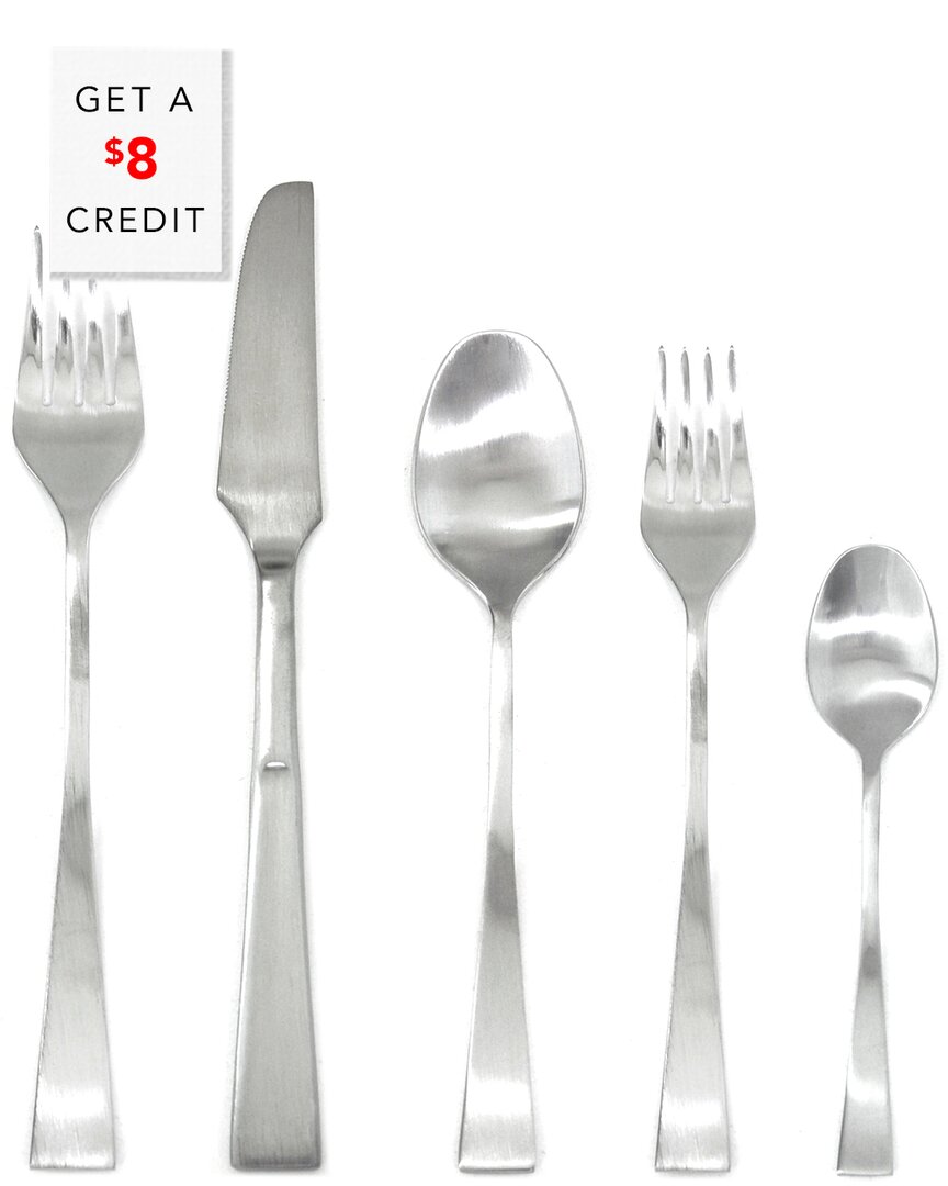 Mepra Italia 5pc Flatware Set With $8 Credit