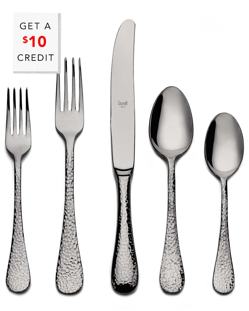 Mepra 5pc Flatware Set With $10 Credit