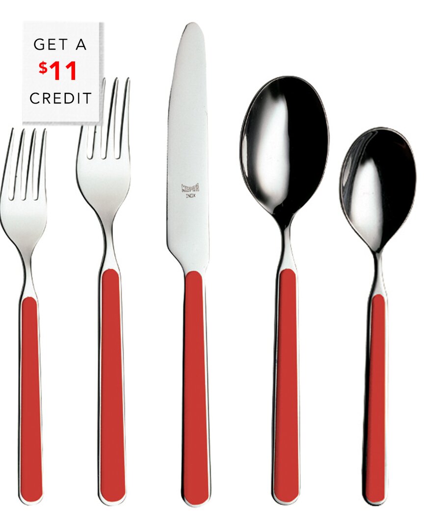 Mepra 5pc Flatware Set With $11 Credit