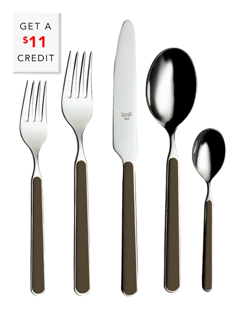 Mepra 5pc Flatware Set With $11 Credit