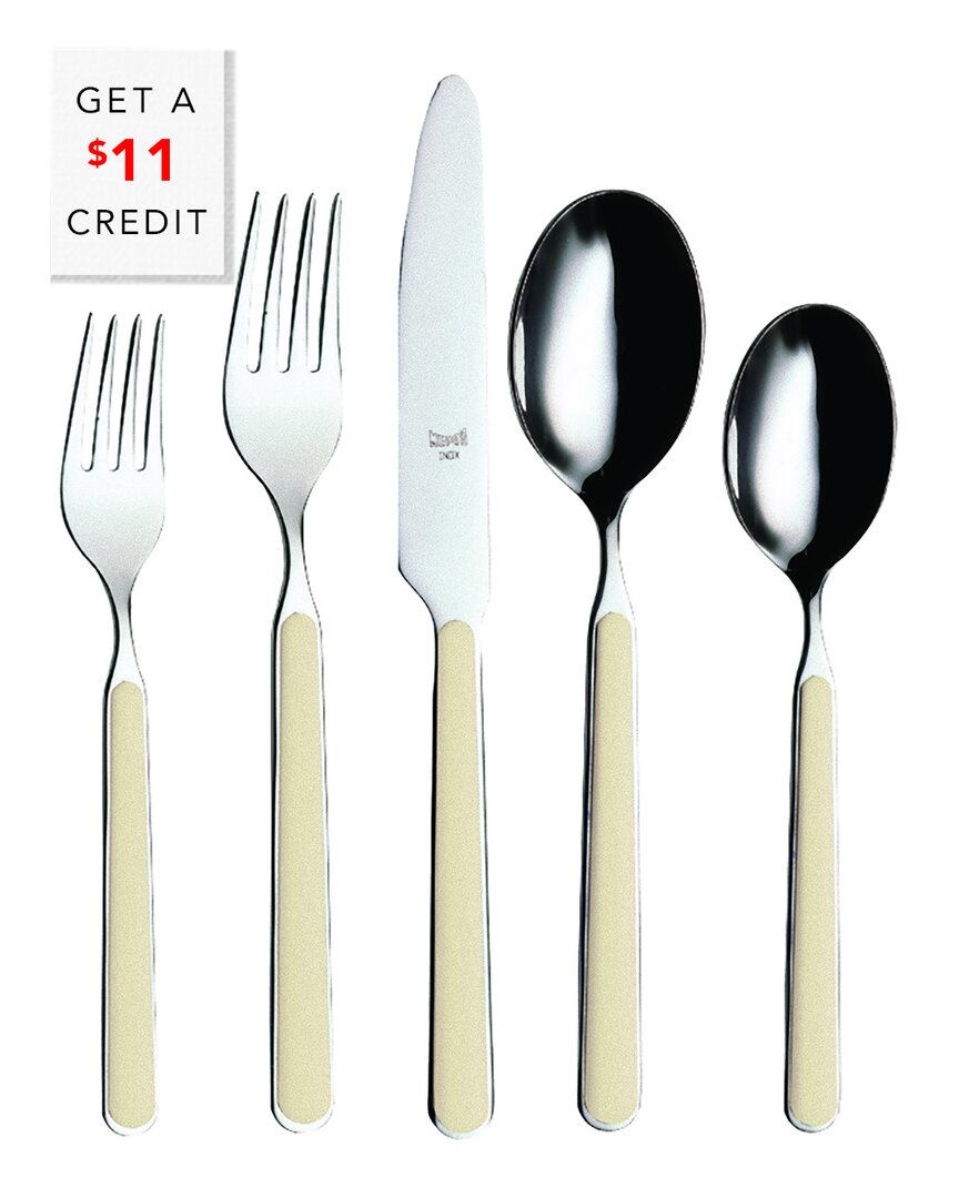 Mepra 5pc Flatware Set With $11 Credit