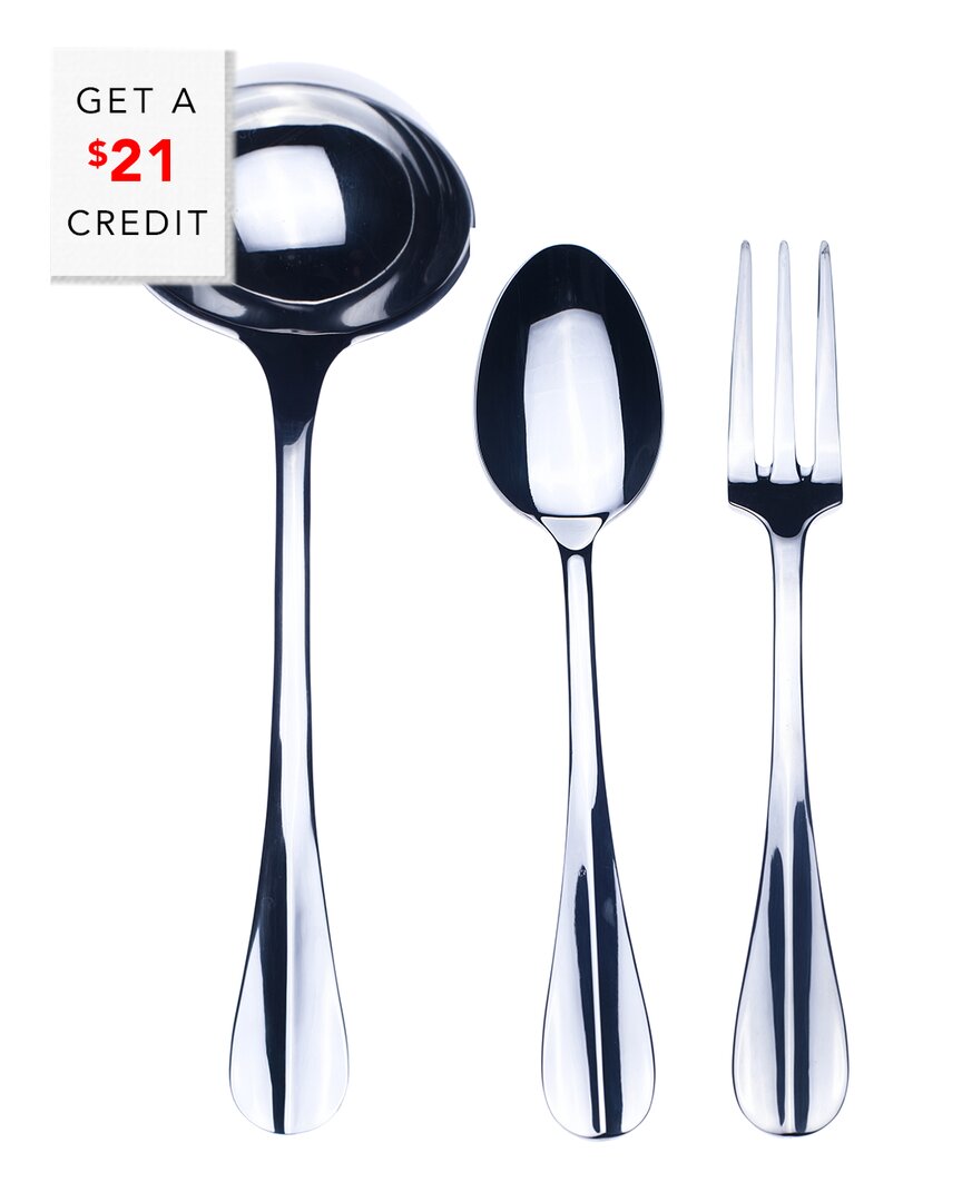 Mepra Roma 3-piece Serving Utensil Set