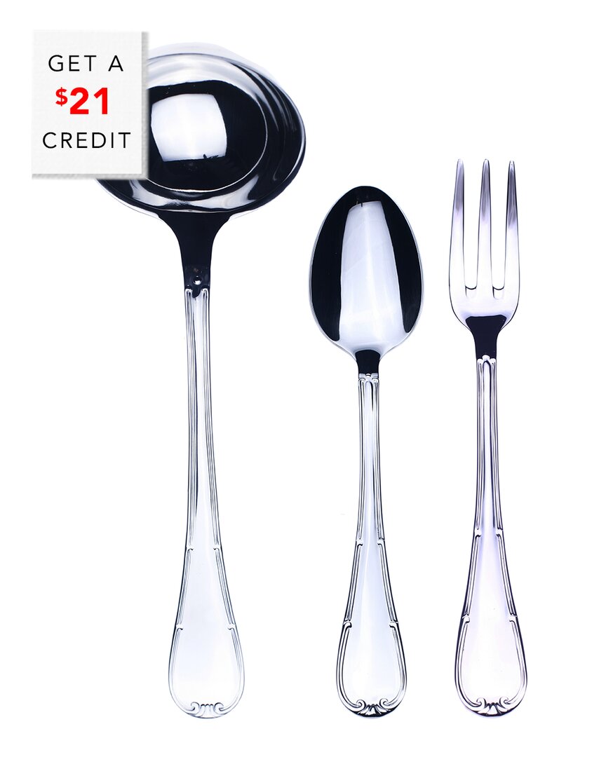 Mepra Raffaello 3-piece Serving Utensil Set
