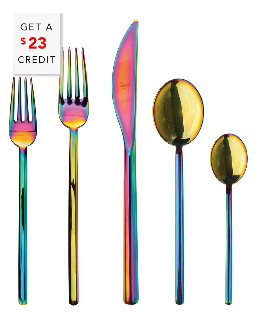 Mepra 5pc Flatware Set With $23 Credit