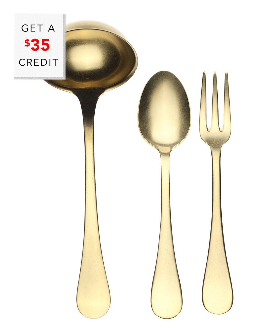 Mepra 3pc Serving Set With $35 Credit