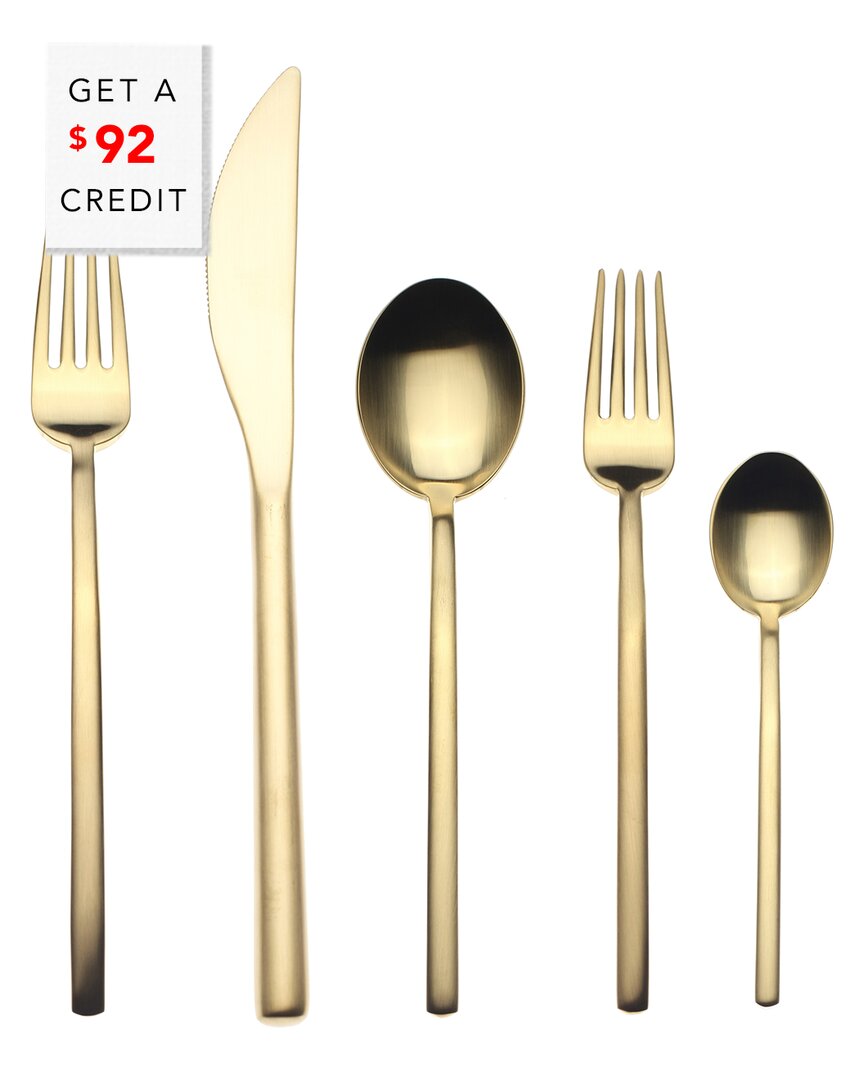 Mepra 20pc Flatware Set With $92 Credit