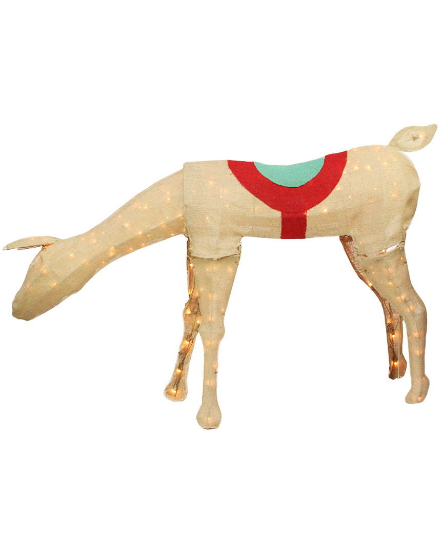 Northlight Pre-lit Feeding Reindeer Christmas Outdoor Decor