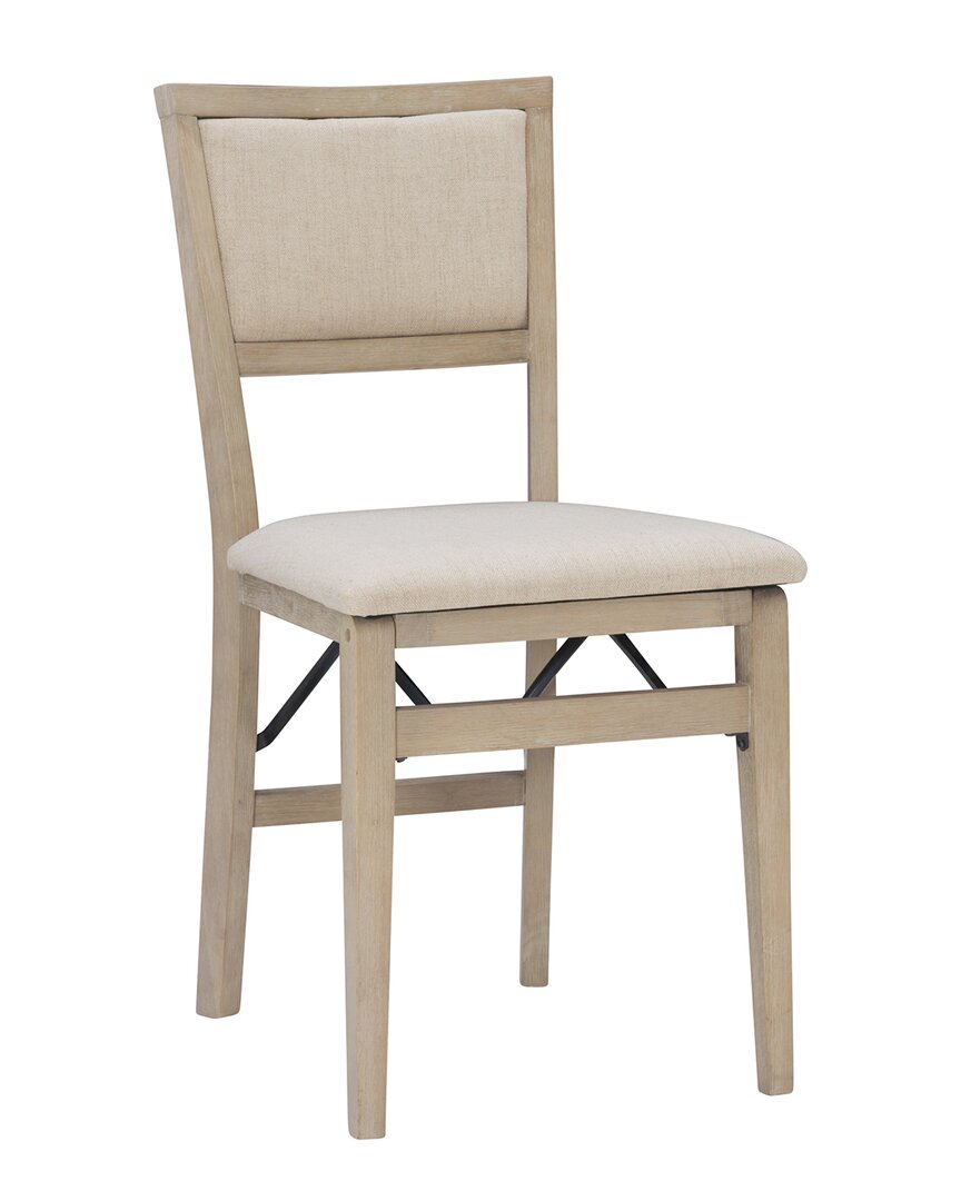 Linon Keira Padded Folding Chair