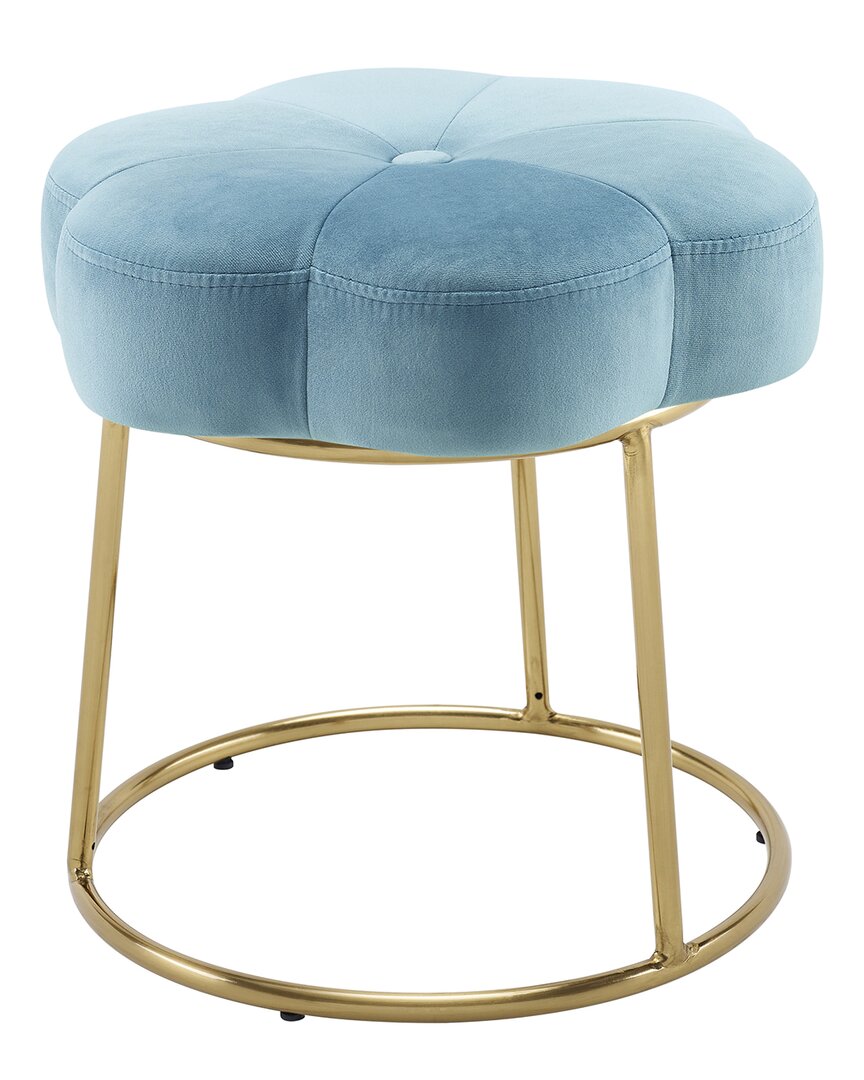 Linon Flower Vanity Stool