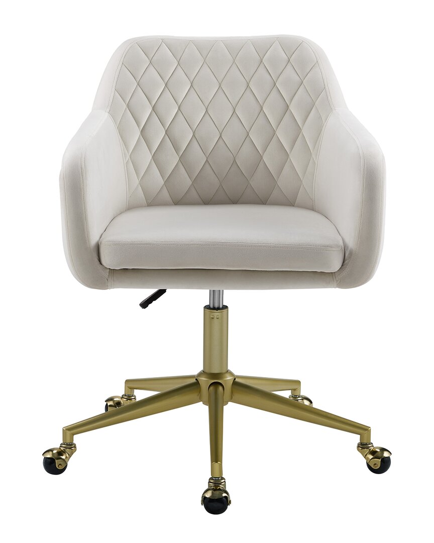 Linon Vance Quilted Office Chair
