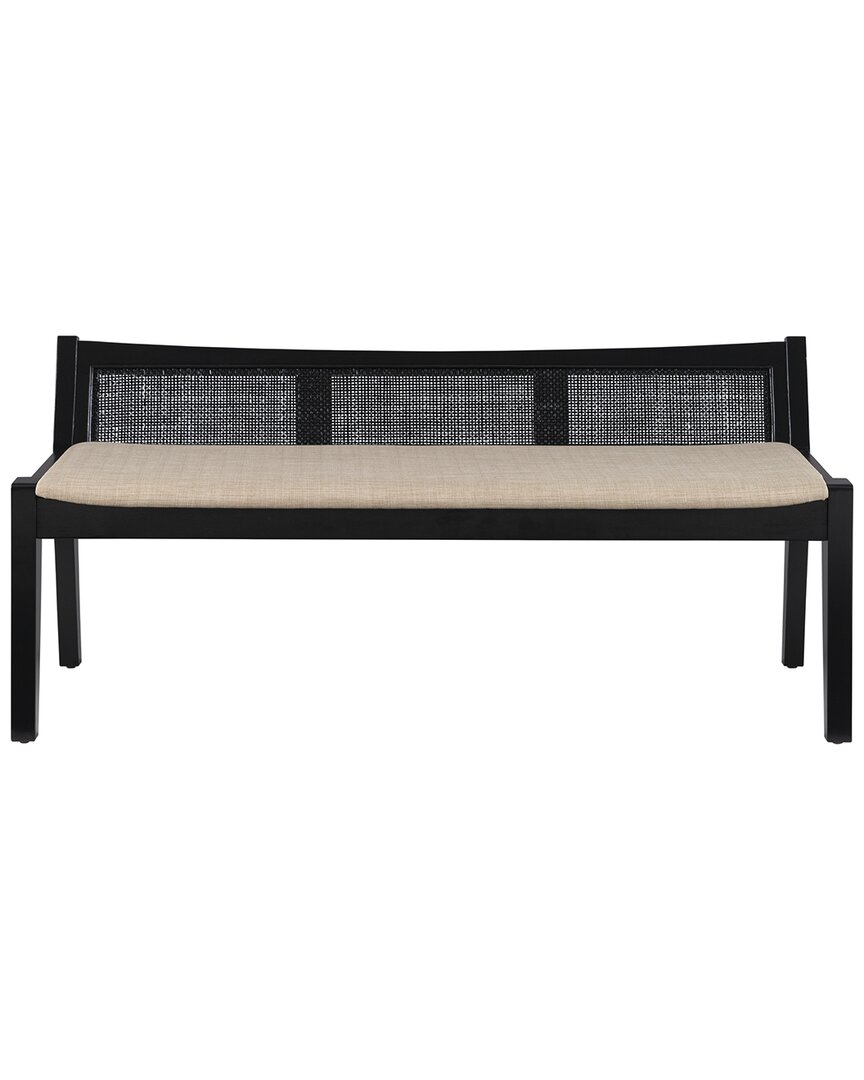 Linon Beaux Cane Bench