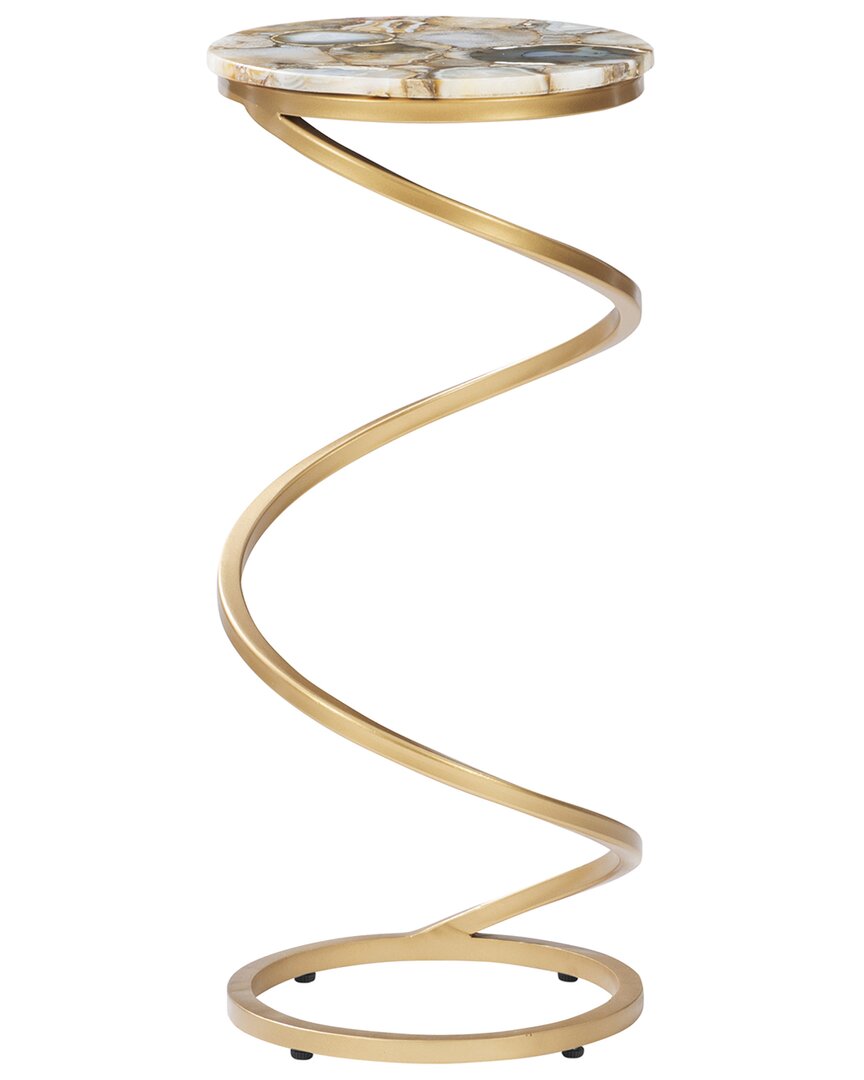 Linon Gynn Agate Drink Table