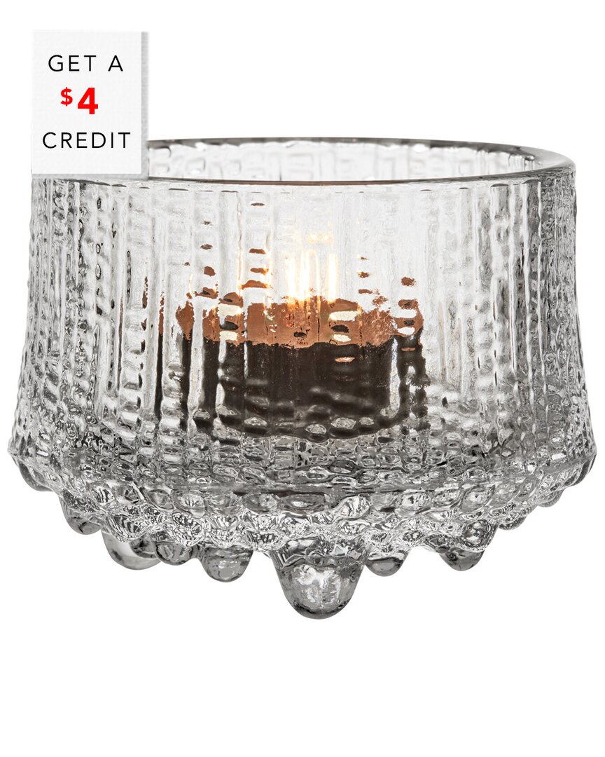 Iittala Ultima 2.5In Thule Clear Tealight Candleholder