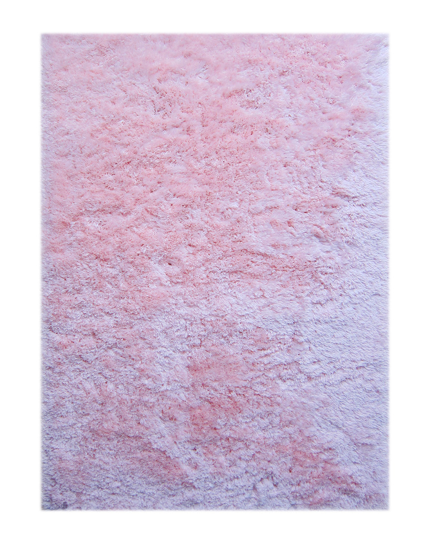 Ar Rugs Odandea Morris Transitional Shag Rug In Pink