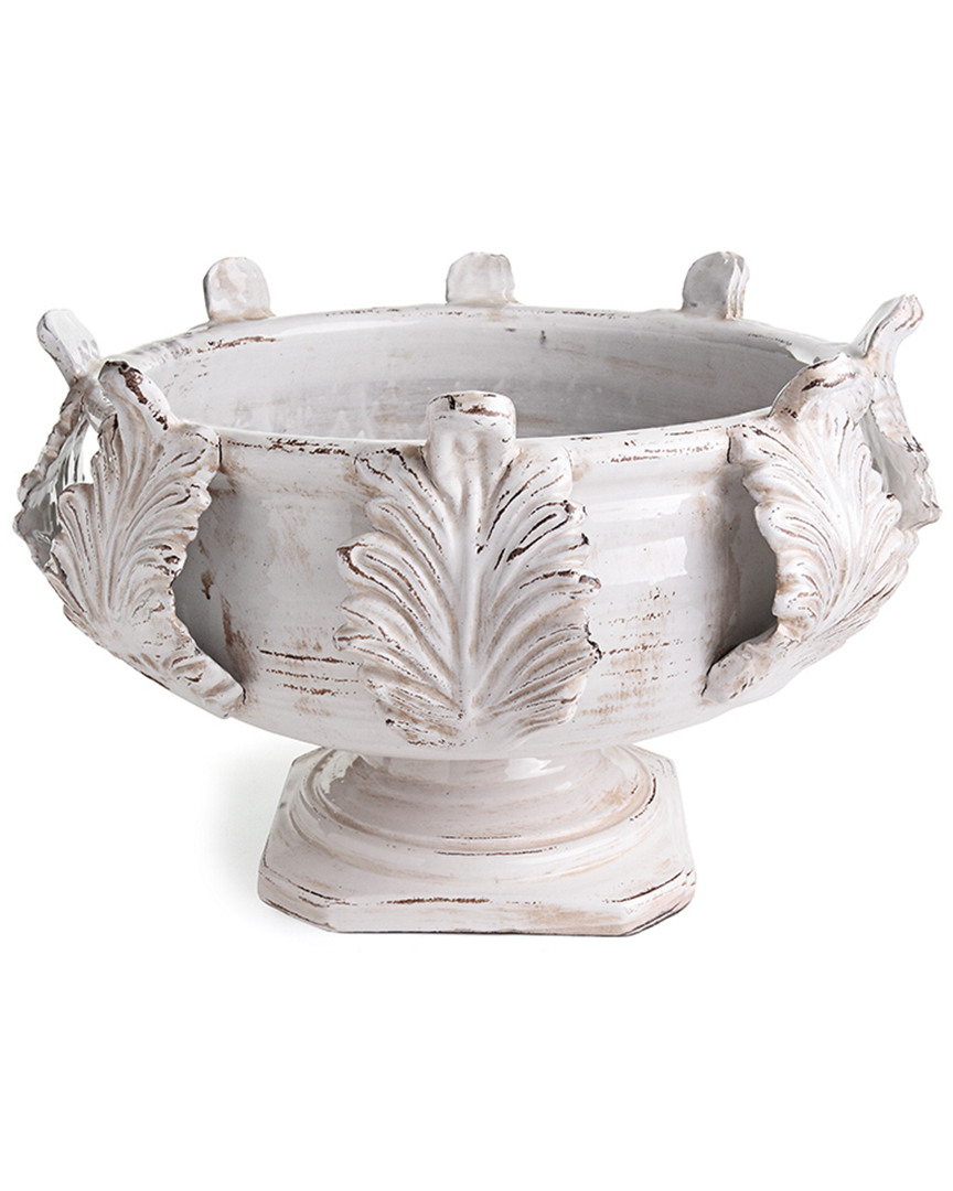 Napa Home & Garden Acanthus Grand Footed White Urn
