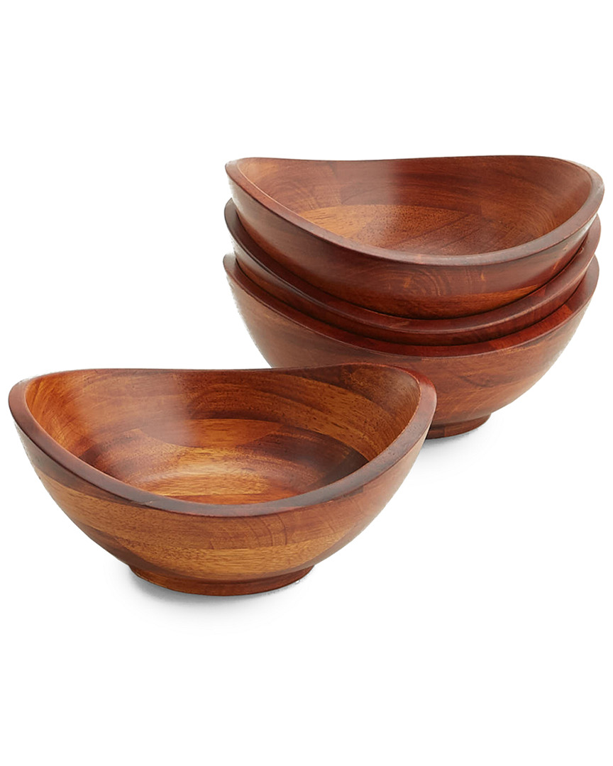 Woodard & Charles Individual Wave Bowls 4pc Set