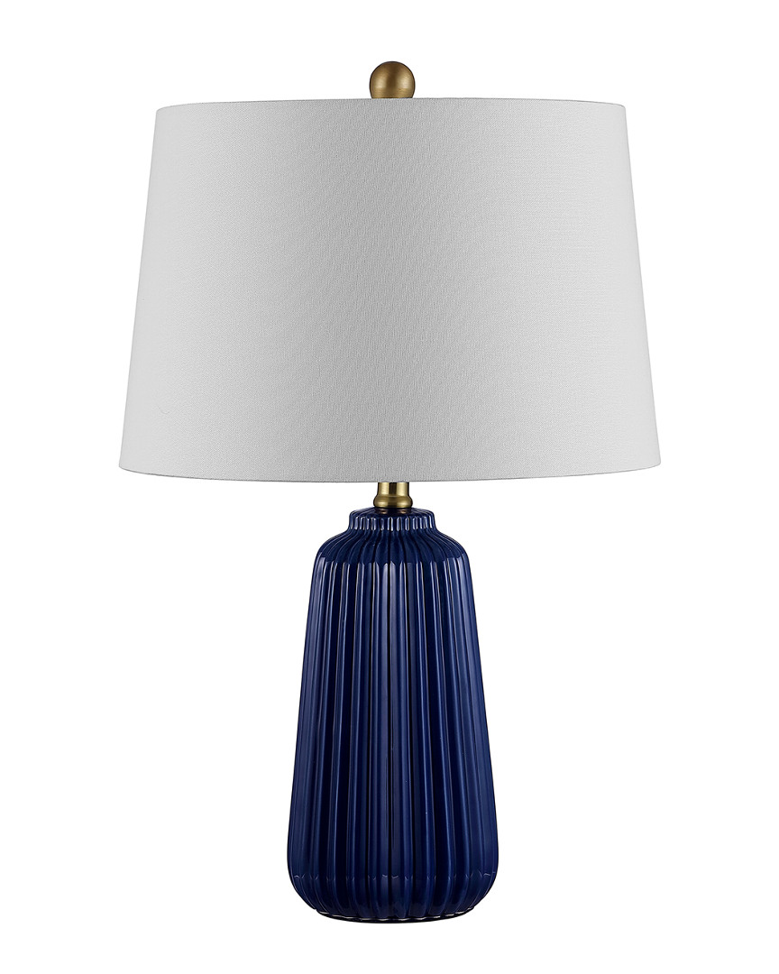 Safavieh Sawyer Ceramic Table Lamp In Blue
