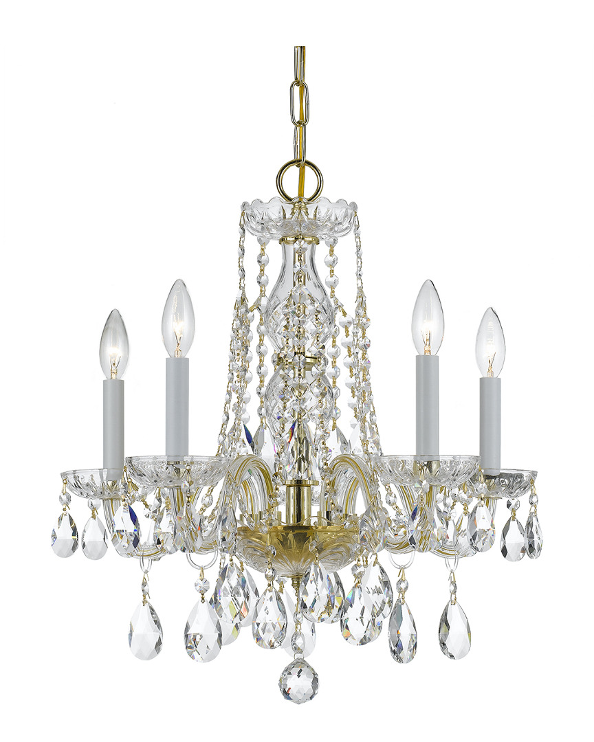 Crystorama 5-light Traditional Crystal Mini Chandelier