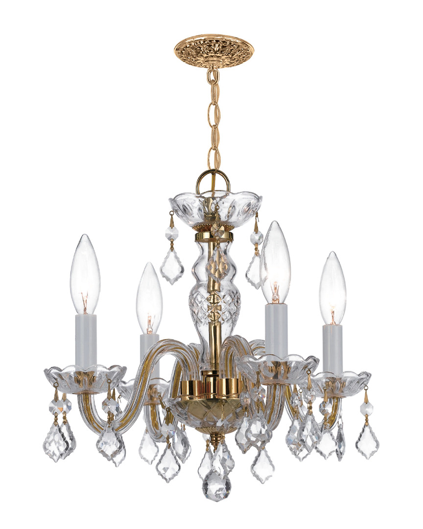 Crystorama 4-light Traditional Crystal Mini Chandelier