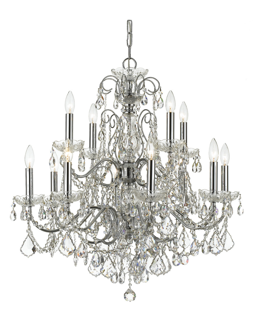 Crystorama 12-light Imperial Chandelier In Metallic