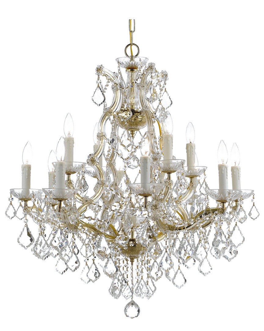 Crystorama 13-light Maria Theresa Chandelier In Metallic