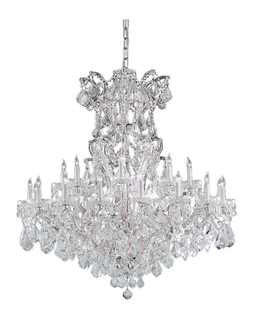 Crystorama 25-light Maria Theresa Chandelier In Gray