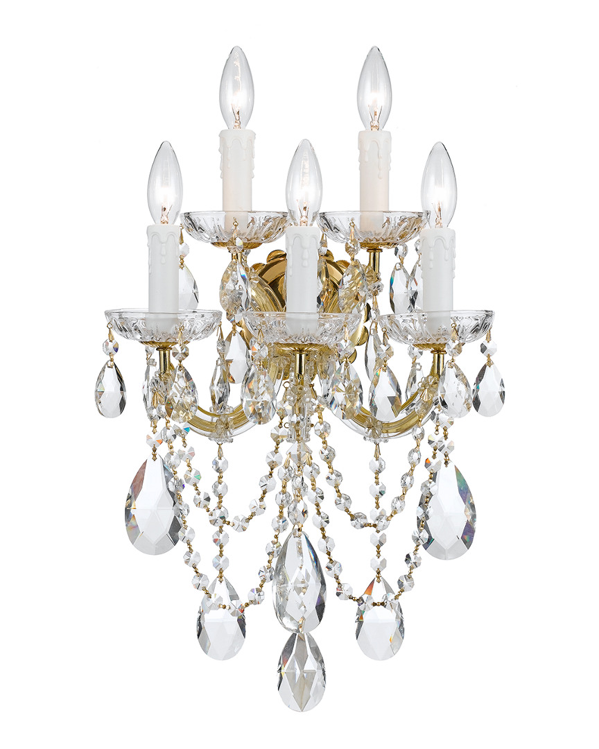 Crystorama 5-light Maria Theresa Sconce