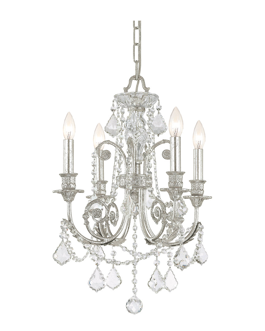 Crystorama 4-light Regis Mini Chandelier Swarovski Strass Crystal