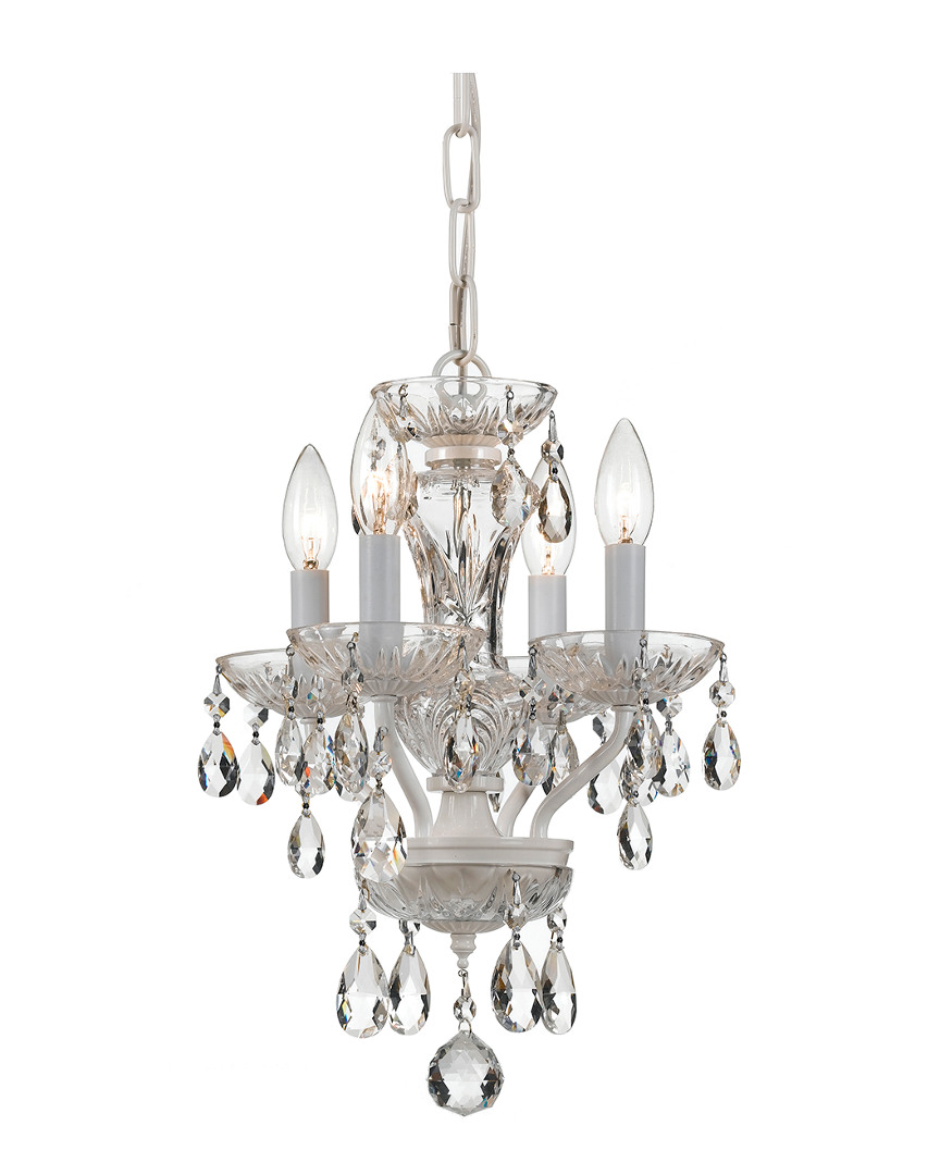 Crystorama 4-light Traditional Crystal Mini Chandelier Swarovski Spectra Crystal