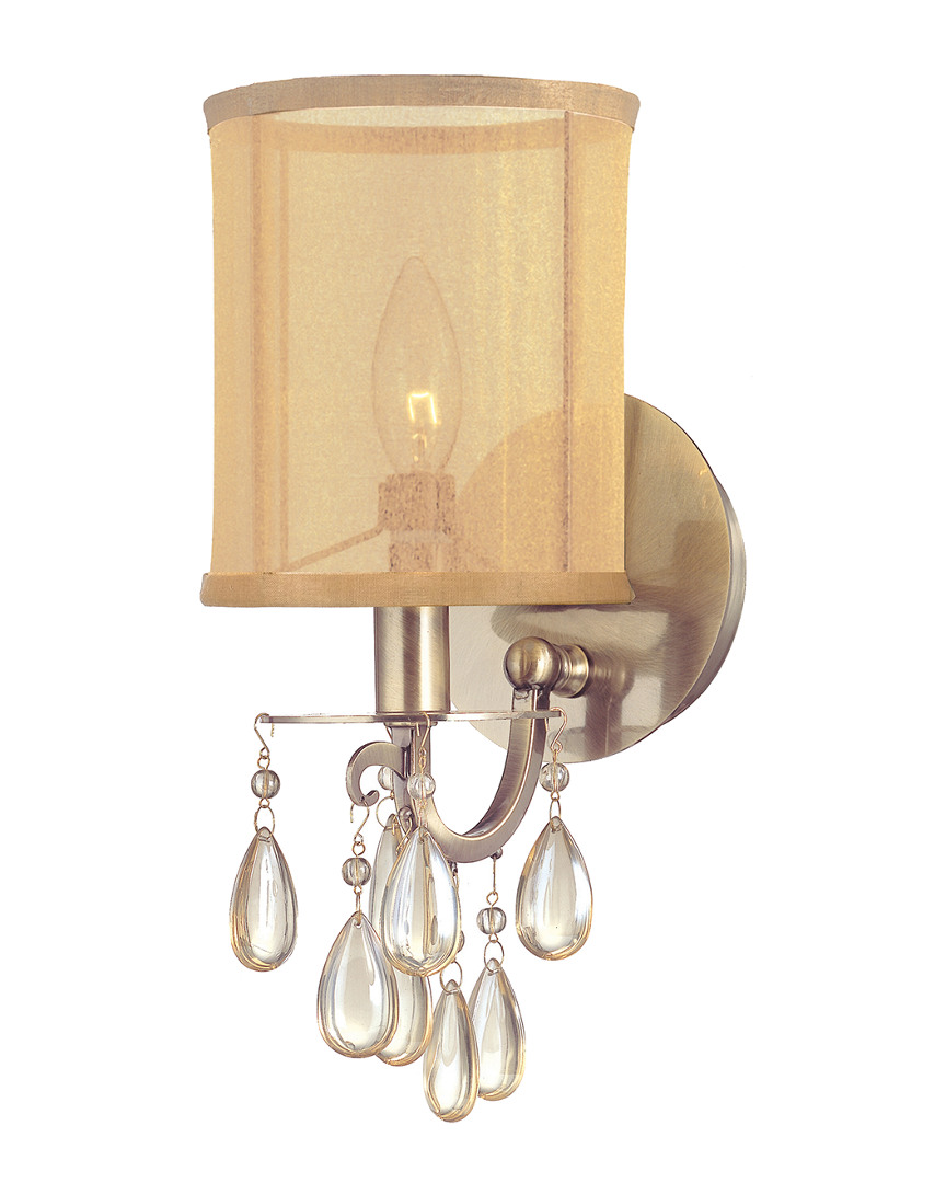 Crystorama 1-light Hampton Sconce