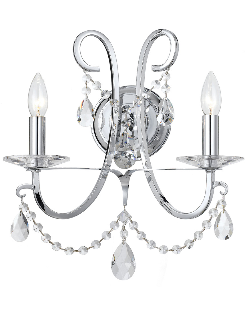 Crystorama 2-light Othello Sconce Swarovski Strass Crystal