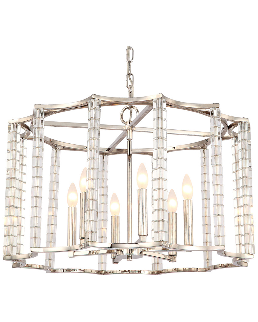 Crystorama 6-light Carson Chandelier