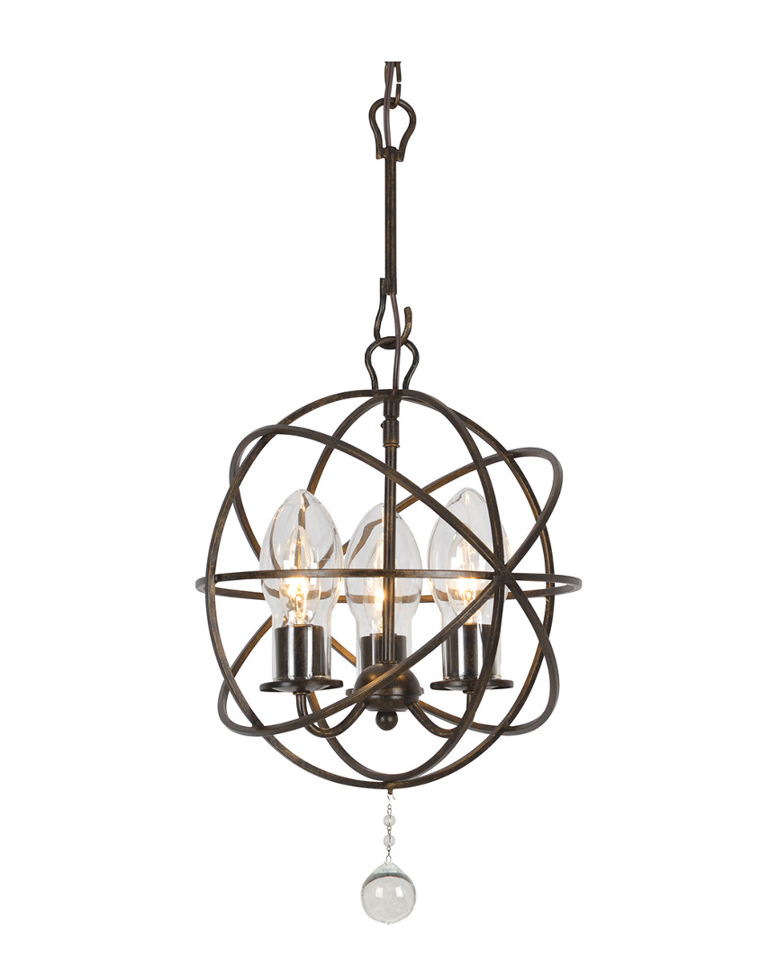 Crystorama 3-light Solaris Outdoor Chandelier