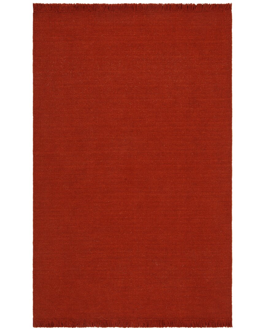 Lauren Ralph Lauren Safavieh  Glenville Hand Loomed Wool-blend Rug In Red