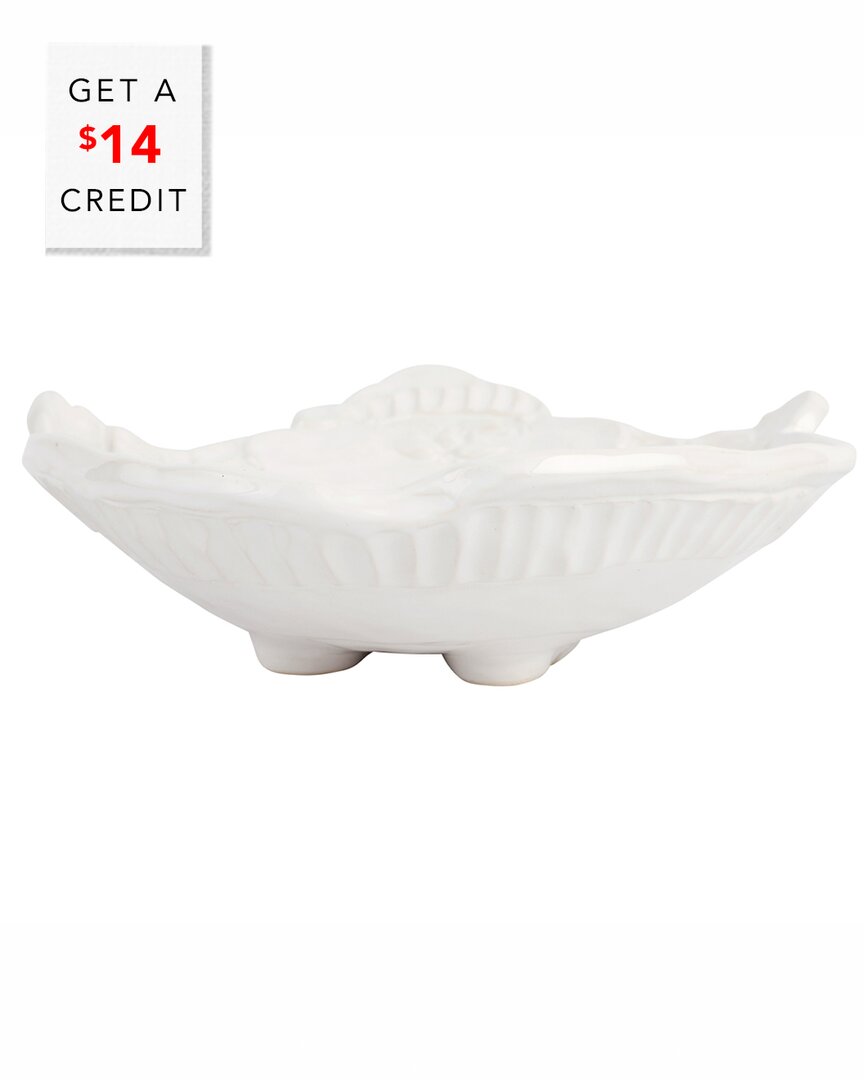 Vietri Pietra Natale Figural Santa Medium Bowl With $12 Credit