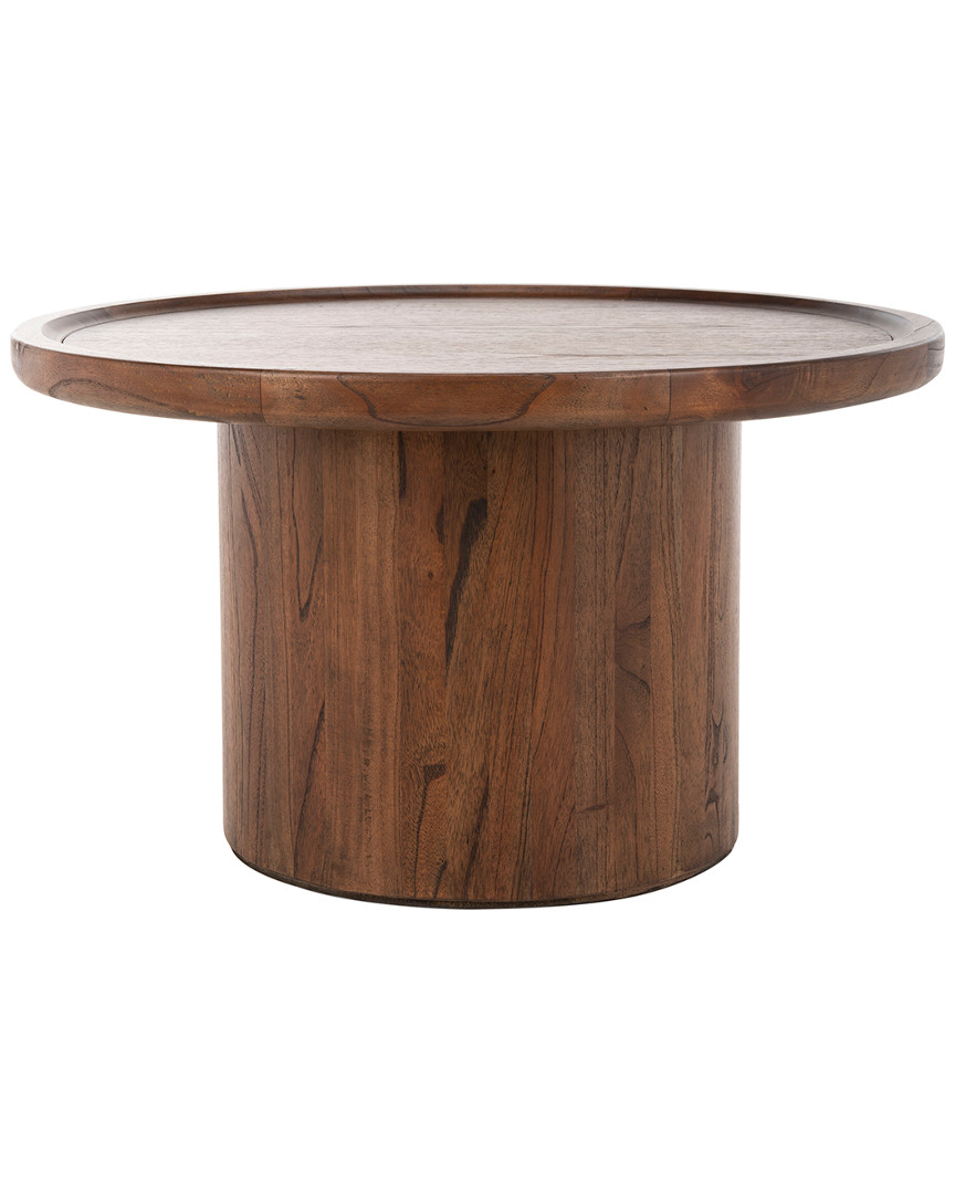 Shop Safavieh Furniture Devin Round Pedestal Coffee Table