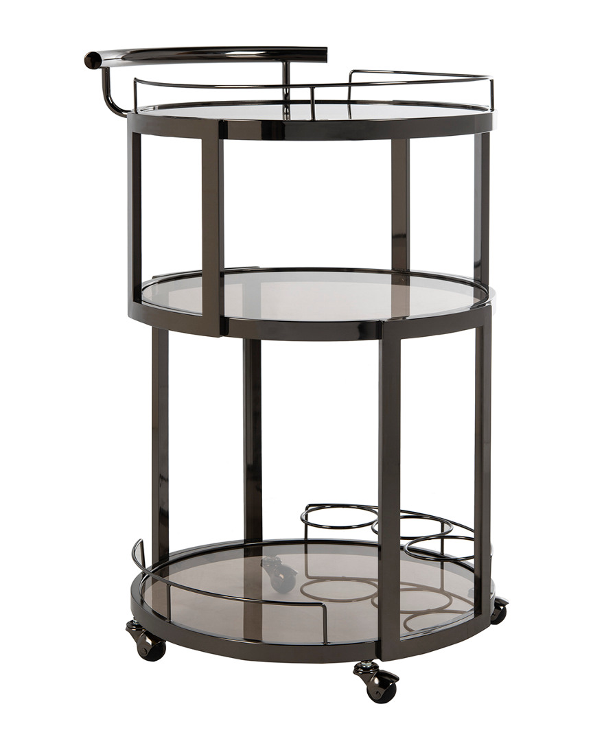 Safavieh Rio 3-tier Round Bar Cart & Wine Rack
