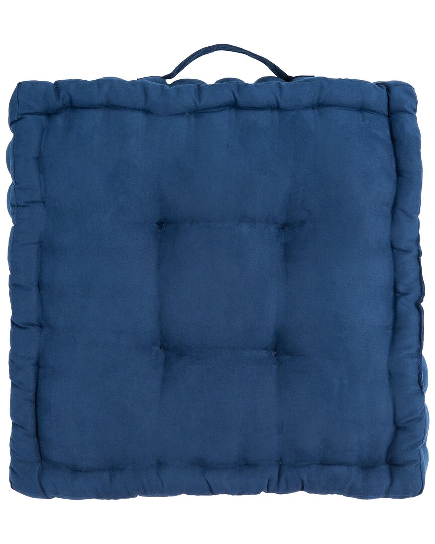 Shop Safavieh Gardenia Floor Pillow In Blue
