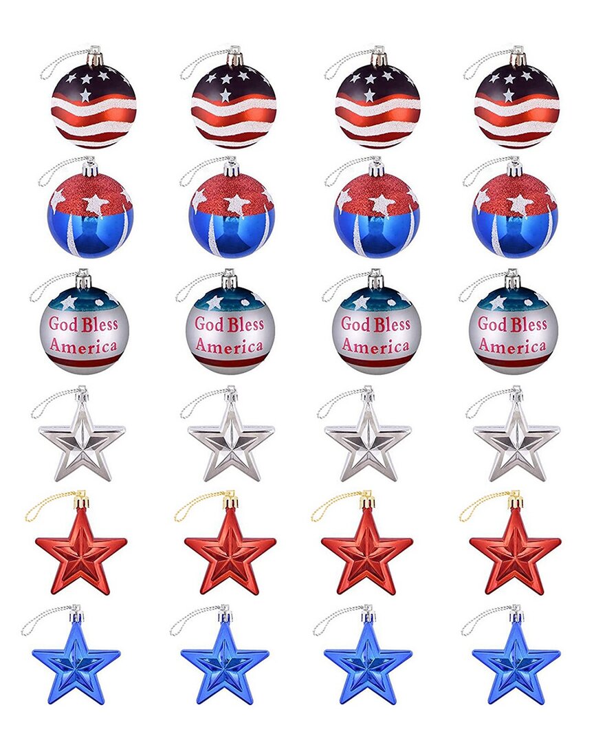 Fresh Fab Finds 24pc Set Hanging Ornaments