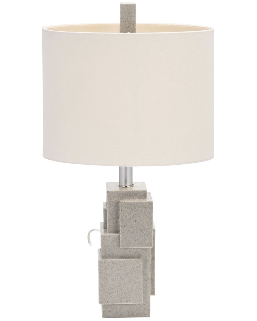 Sagebrook Home 22in Blocks Table Lamp In Gray