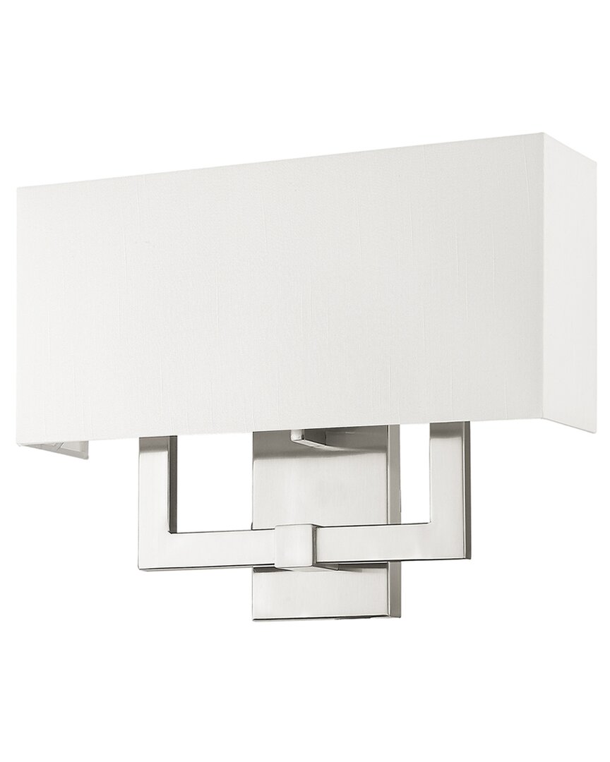 Livex Lighting Hollborn 3-light Brushed Nickel Wall Sconce