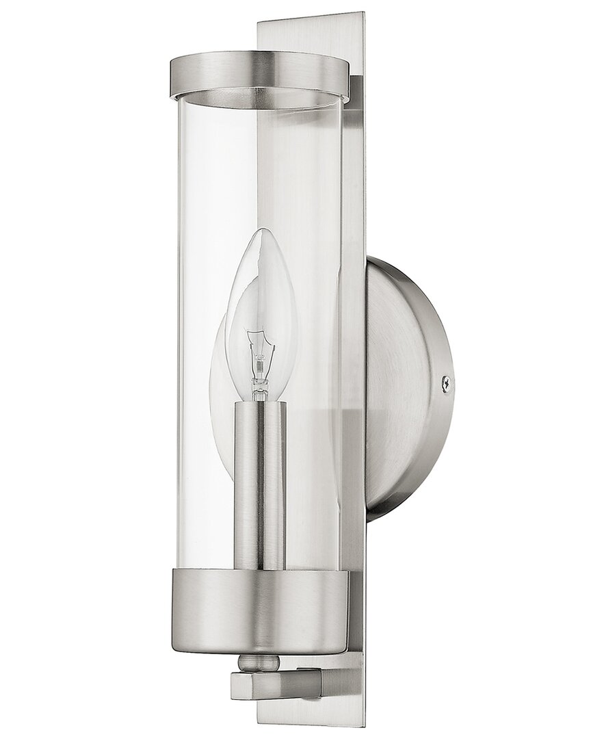 Livex Lighting Castleton 1-light Brushed Nickel Wall Sconce