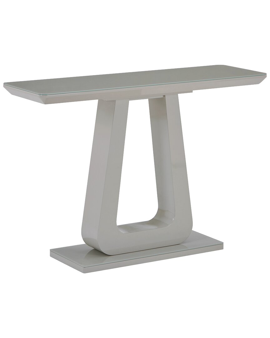 Worldwide Home Furnishings Contemporary Console Table In Grey