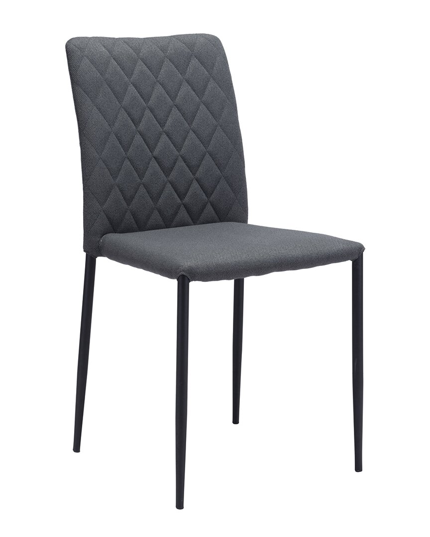 Zuo Modern Harve Dining Chair (set Of 2) In Grey