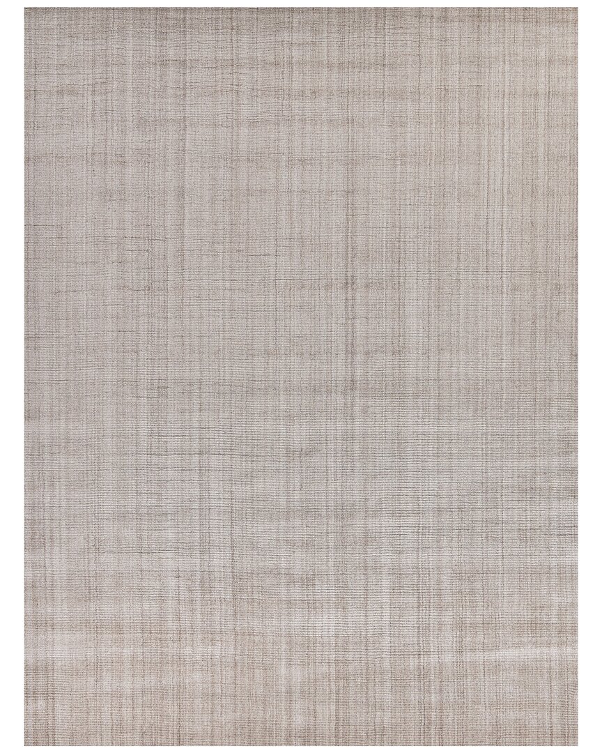 Exquisite Rugs Robin Hand-loomed New Zealand Wool & Bamboo Silk Area Rug In Beige
