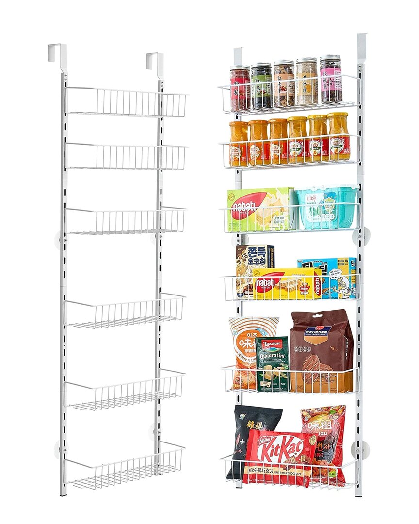 Vevor 6-tier Over-the-door Pantry Organizer In Silver