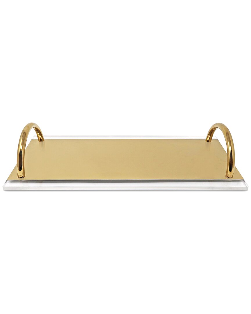 Vivience Decorative Tray With Handles